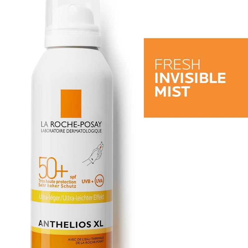 LA ROCHE-POSAY La Roche Posay Anthelios XL SPF 50+ Bruma Invisible Ultra Ligera 3 LA ROCHE-POSAY La Roche Posay Anthelios XL SPF 50+ Bruma Invisible Ultra Ligera - Imagen 3