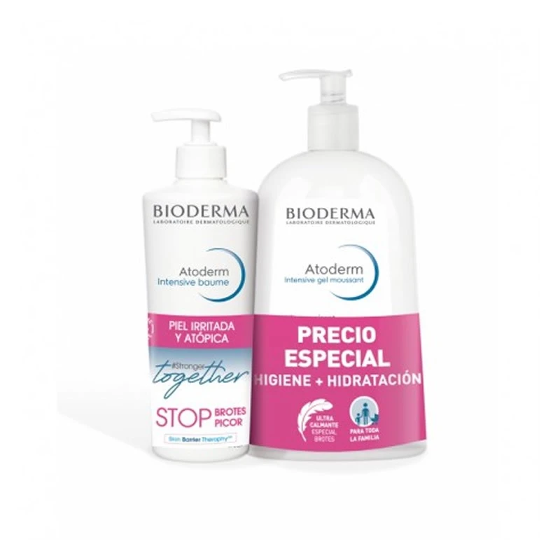 Bioderma Pack Atoderm Gel Intensivo Moussant + Atoderm Intensive Baume 1 Bioderma Pack Atoderm Gel Intensivo Moussant + Atoderm Intensive Baume