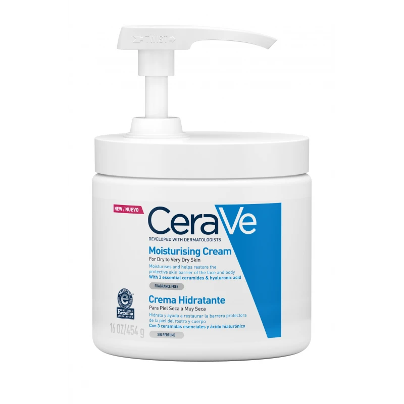 Cerave Ceravè Crema Hidratante Corporal Con Pompa 3 Cerave Ceravè Crema Hidratante Corporal Con Pompa - Imagen 3