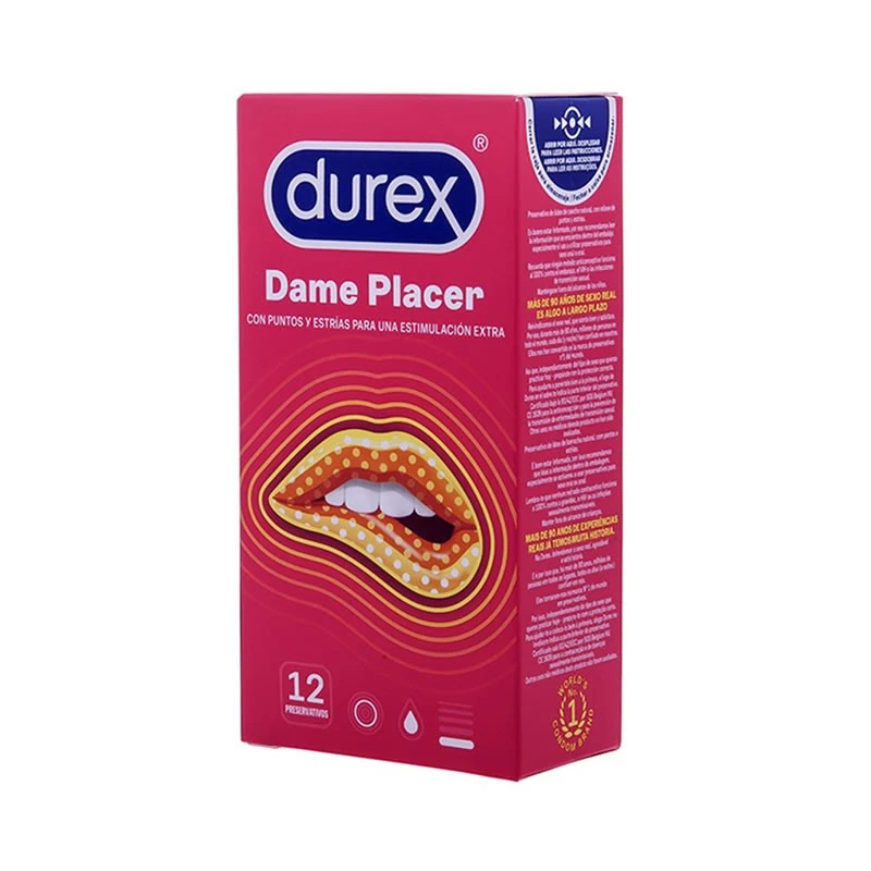 Durex Preservativos Dame Placer 12 Unidades 1 Durex Preservativos Dame Placer 12 Unidades