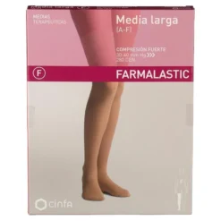 Farmalastic Media Larga Compresión Fuerte 1ud