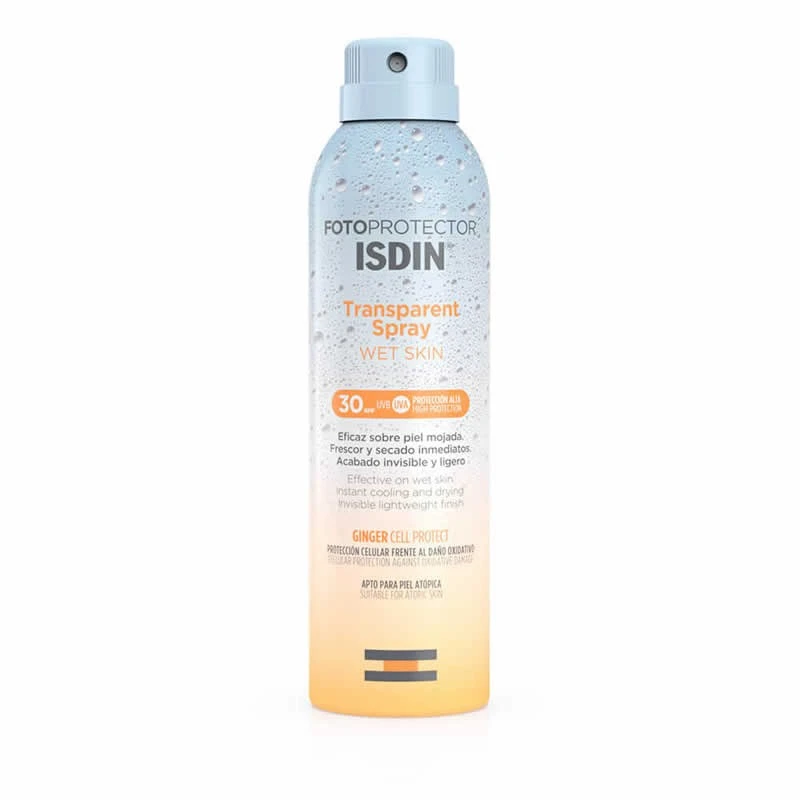 Isdin Fotoprotector Transparent Spray Wet Skin SPF30 1 Isdin Fotoprotector Transparent Spray Wet Skin SPF30