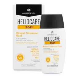 Cofre Heliocare 360⁰ Mineral Tolerance Fluid SPF 50 + Muestras Skin Resist