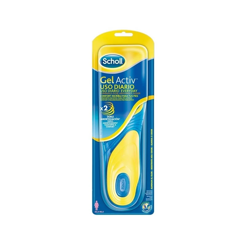 Scholl Plantillas De Gel Uso Diario Mujer 1 Scholl Plantillas De Gel Uso Diario Mujer