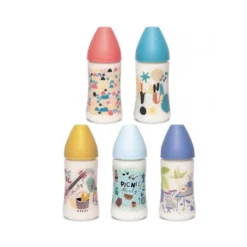 Suavinex Biberones Boca Ancha Tetina Anatómica +4M Prêt-à-porter