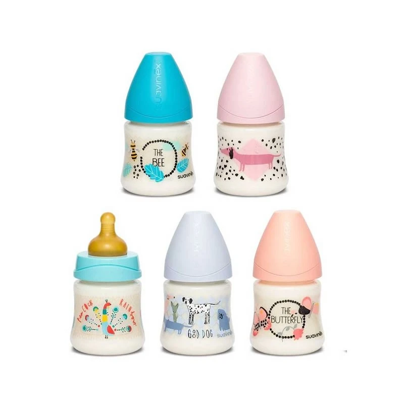 Suavinex Biberones Boca Ancha Tetina Redonda +4m Prêt-à-porter 1 Suavinex Biberones Boca Ancha Tetina Redonda +4m Prêt-à-porter