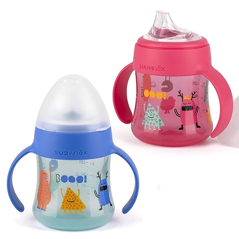 Suavinex Biberones First Booo! Tetina Silicona +6M 1 Suavinex Biberones First Booo! Tetina Silicona +6M