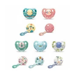 Suavinex Chupete 6-18M Silicona Tetina Anatómica Broche 2 Unidades