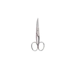 Tijeras Uñas Manicura Curva Cromada