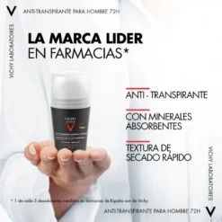 Vichy Homme Desodorante Anti Transpirante -Farmacia Quinta Legregranada Ventas vichy homme desodorante anti transpirante 5