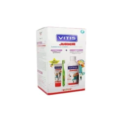 Pack Vitis Junior Gel Dentífrico + Colutorio + Cepillo Dental